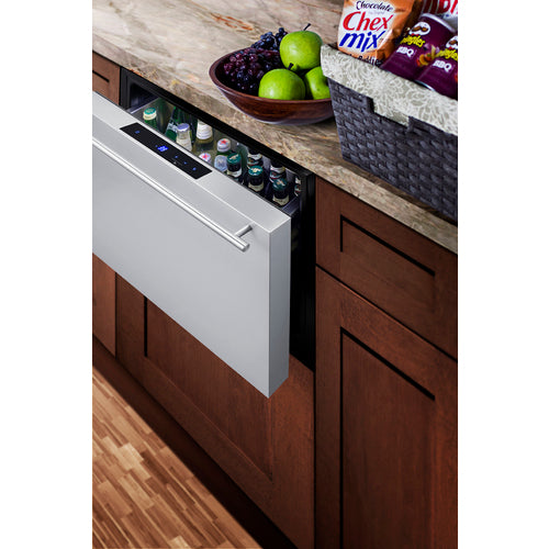 Summit 24" Wide Built-In Drawer Refrigerator SDR24