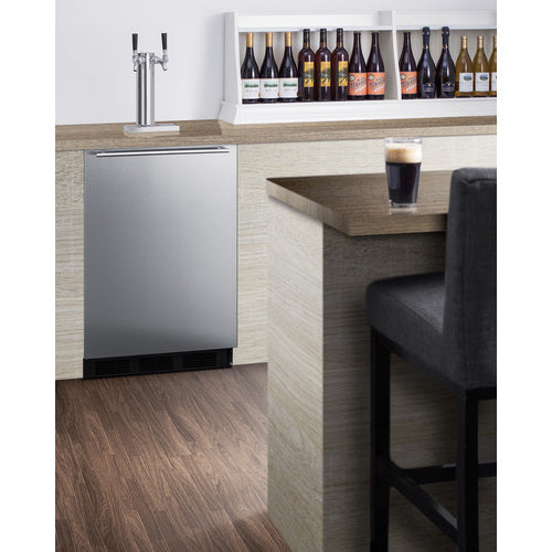 Summit 24" Wide Built-In Kegerator, ADA Compliant SBC58BLBIADALock