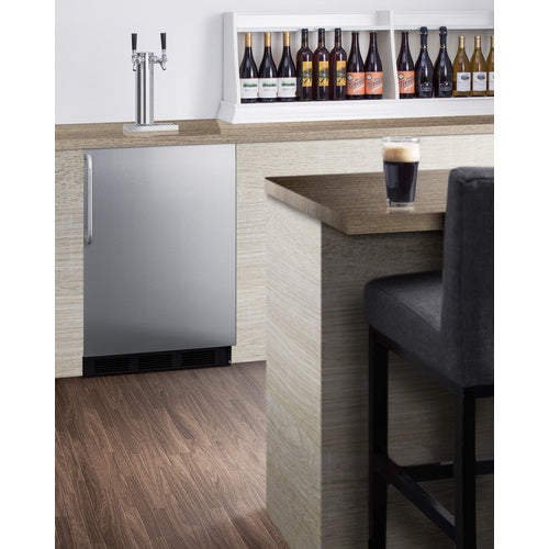 Summit 24" Wide Built-In Kegerator, ADA Compliant SBC58BLBICSSADA