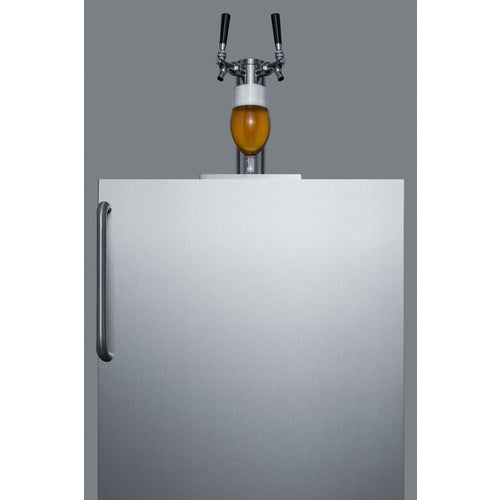 Summit 24" Wide Built-In Kegerator, ADA Compliant SBC58BLBICSSADA