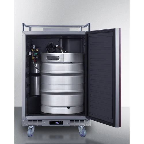 Summit 24" Wide Built-In Kegerator (Panel Not Included) SBC682NKPNR