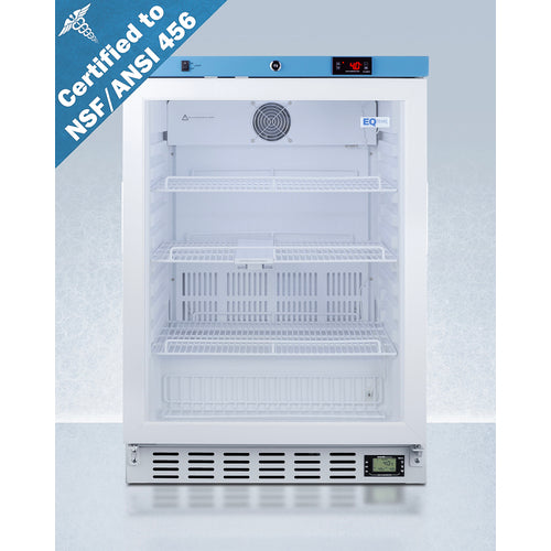 Summit 24" Wide Built-In Medical Refrigerator, Certified to NSF/ANSI 456 Vaccine Storage Standard ACR52GNSF456