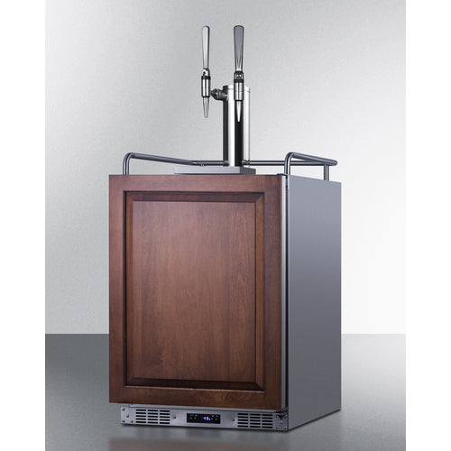 Summit 24" Wide Built-In Nitro Coffee Kegerator (Panel Not Included) SBC682PNRNCFTWIN