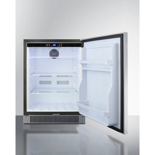 Summit 24" Wide Built-In Outdoor All-Refrigerator SPR623OS