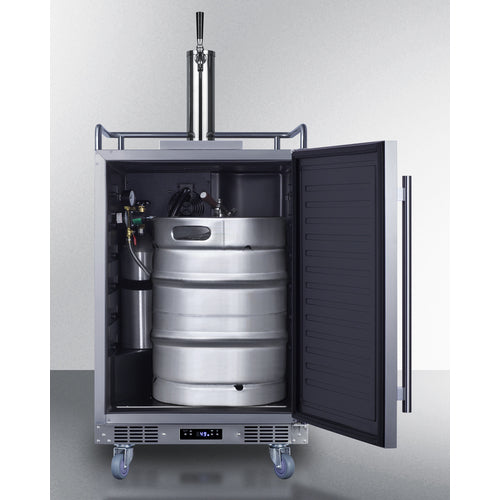 Summit 24" Wide Built-In Outdoor Beer Kegerator SBC683OS