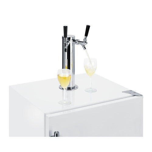 Summit 24" Wide Built-In Wine Kegerator, ADA Compliant SBC58WHBIADAWKDTWIN