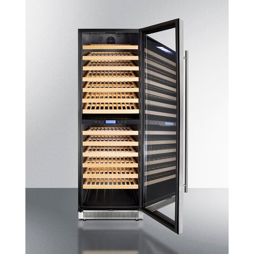 Summit 24" Wide Dual Zone Wine Cellar SWC1966B