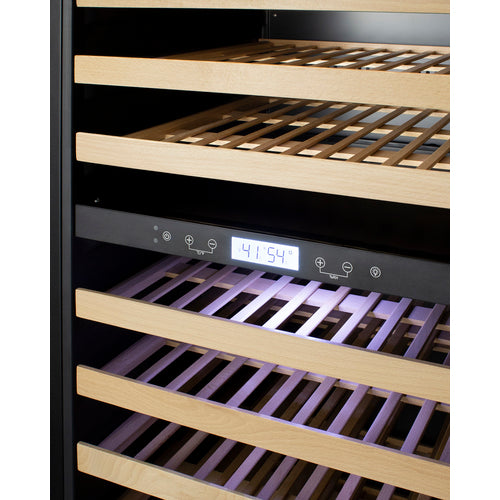 Summit 24" Wide Dual Zone Wine Cellar SWC1966BCSS