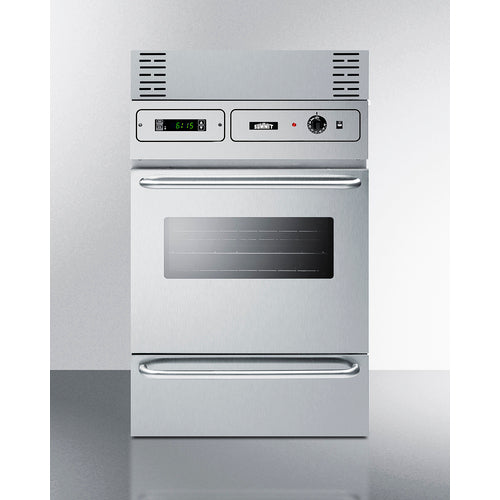 Summit 24" Wide Electric Wall Oven, 115V TEM755BKW