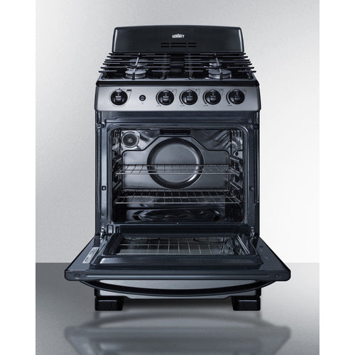 Summit 24" Wide Gas Range PRO247SS