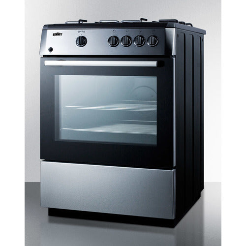 Summit 24" Wide Gas Range PRO24G