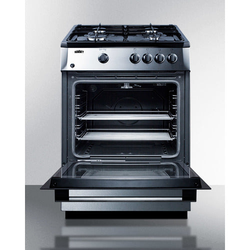 Summit 24" Wide Gas Range PRO24G