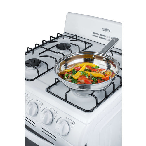 Summit 24" Wide Gas Range RG244WS