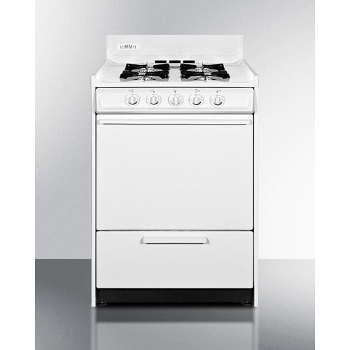 Summit 24" Wide Gas Range WNM6107