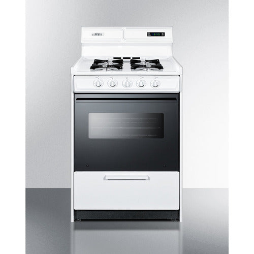 Summit 24" Wide Gas Range WNM6307DK