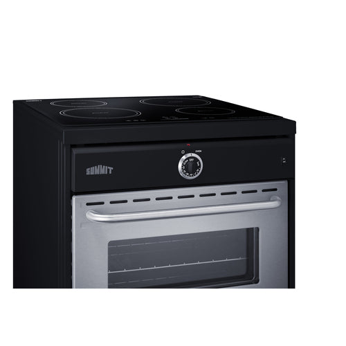 Summit 24" Wide Induction Range TEM665BW