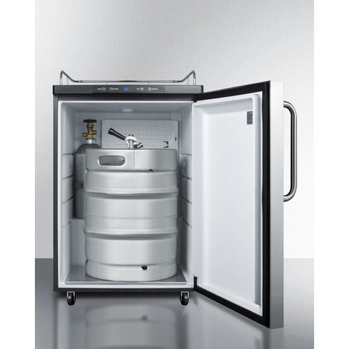 Summit 24" Wide Kegerator SBC635MNKSSTB