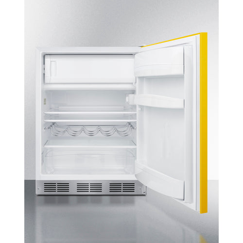 Summit 24" Wide Refrigerator-Freezer, ADA Compliant BRF611WHYADA