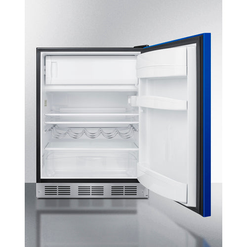 Summit 24" Wide Refrigerator-Freezer, ADA Compliant BRF631BKBADA