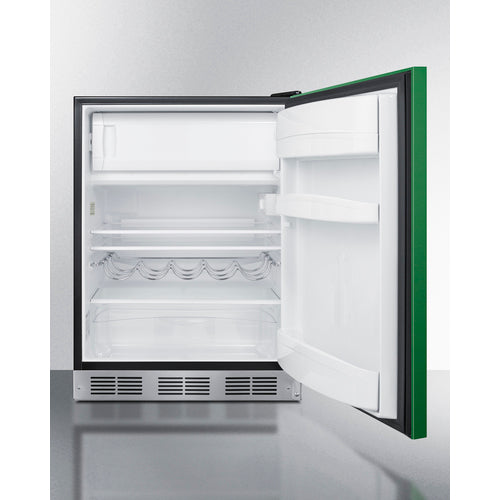 Summit 24" Wide Refrigerator-Freezer, ADA Compliant BRF631BKGADA