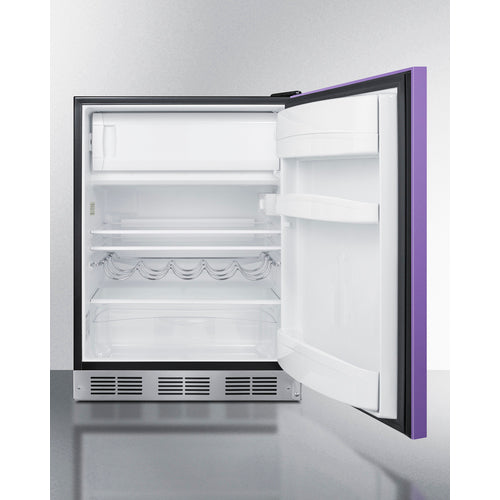 Summit 24" Wide Refrigerator-Freezer, ADA Compliant BRF631BKPADA