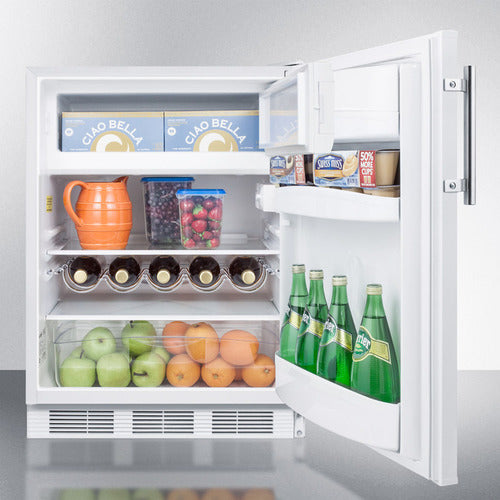 Summit 24" Wide Refrigerator-Freezer, ADA Compliant CT661WADA