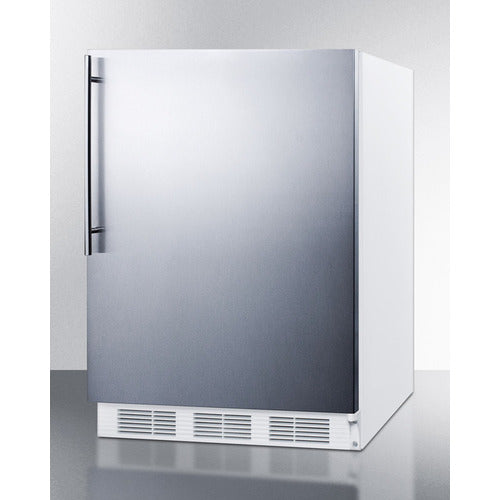 Summit 24" Wide Refrigerator-Freezer, ADA Compliant CT661WSSHVADA