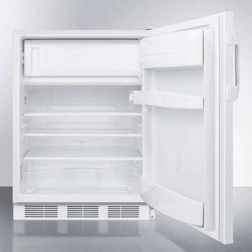 Summit 24" Wide Refrigerator-Freezer, ADA Compliant CT66LWADA