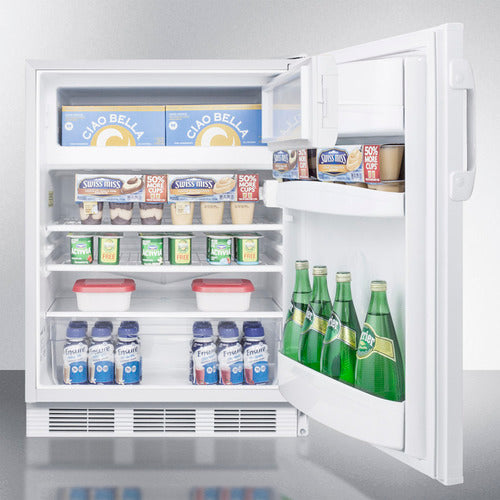 Summit 24" Wide Refrigerator-Freezer, ADA Compliant CT66LWADA