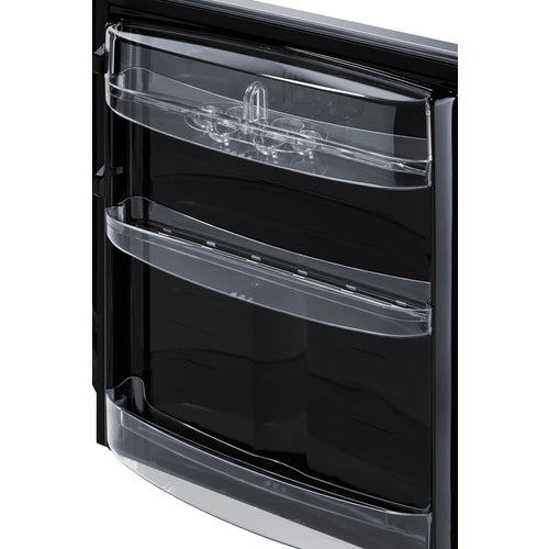 Summit 24" Wide Refrigerator-Freezer, ADA Compliant (Panel Not Included) CT66BK2SSIFADA