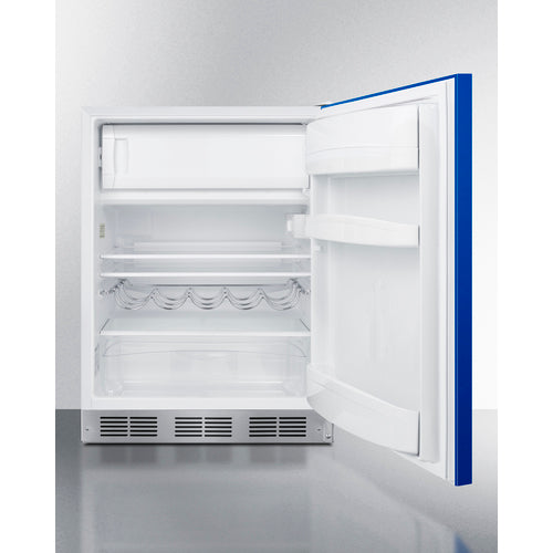 Summit 24" Wide Refrigerator-Freezer BRF631BKB