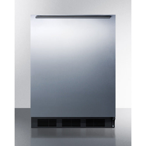 Summit 24" Wide Refrigerator-Freezer CT663BKSSHH