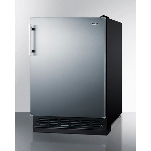 Summit 24" Wide Refrigerator-Freezer CT66BK2SSRS