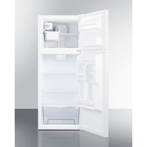 Summit 24" Wide Top Mount Refrigerator-Freezer With Icemaker FF1091WIM