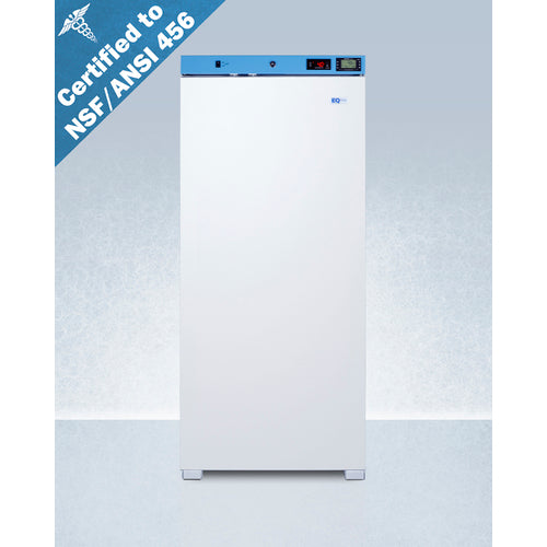 Summit 24" Wide Upright Medical Refrigerator, Certified to NSF/ANSI 456 Vaccine Storage Standard ACR1011WNSF456