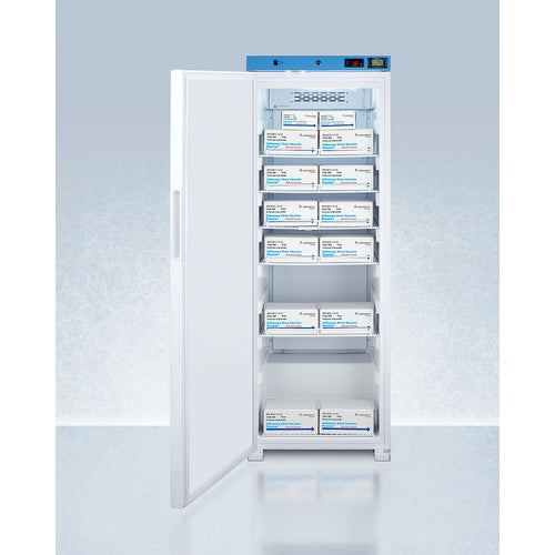 Summit 24" Wide Upright Medical Refrigerator, Certified to NSF/ANSI 456 Vaccine Storage Standard ACR1321WNSF456LHD