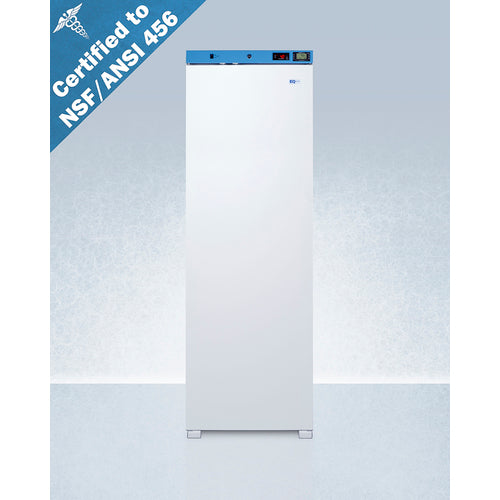 Summit 24" Wide Upright Medical Refrigerator, Certified to NSF/ANSI 456 Vaccine Storage Standard ACR1601WNSF456LHD