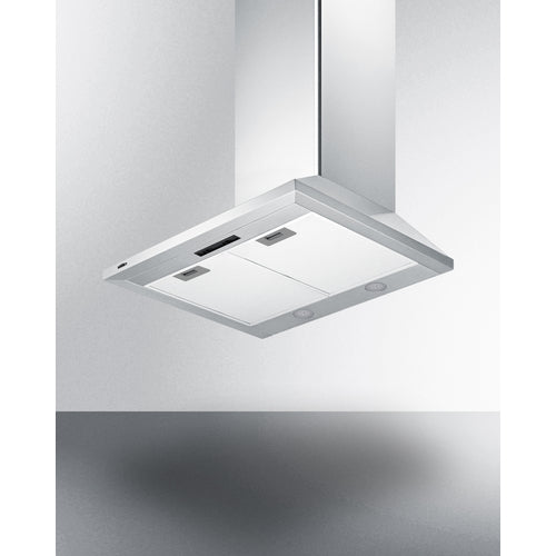 Summit 24" Wide Wall-Mounted Range Hood, ADA-Compliant SEH1524SSADA