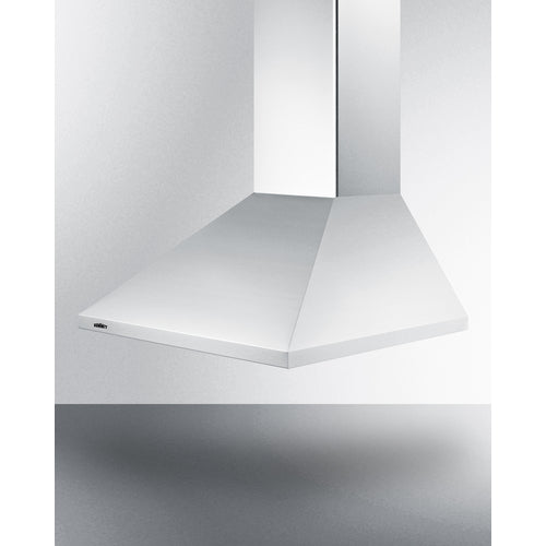 Summit 24" Wide Wall-Mounted Range Hood, ADA-Compliant SEH1524SSADA