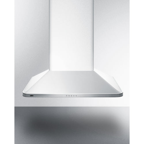 Summit 24" Wide Wall-Mounted Range Hood, ADA-Compliant SEH3624SSADA