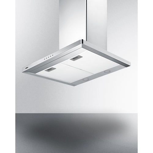 Summit 24" Wide Wall-Mounted Range Hood, ADA-Compliant SEH4624SSADA