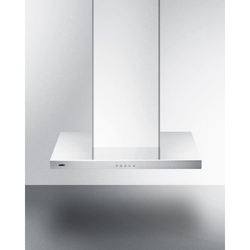 Summit 24" Wide Wall-Mounted Range Hood, ADA-Compliant SEH4624SSADA