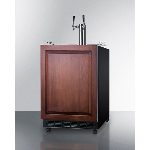 Summit 24" Wide Wine Kegerator (Panel Not Included) SBC7BRSIFWK2