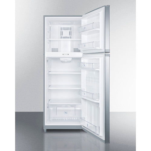 Summit 26" Wide Top Mount Refrigerator-Freezer FF1427SSLLF2