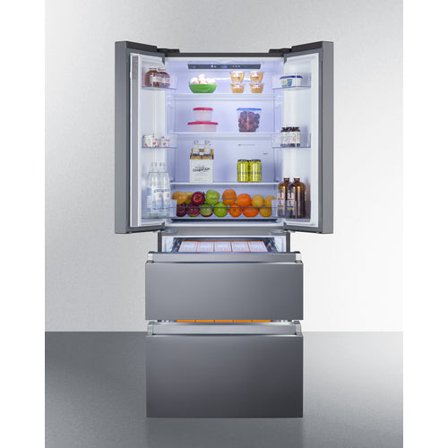 Summit 27.5" Wide French Door Refrigerator-Freezer FDRD152PL