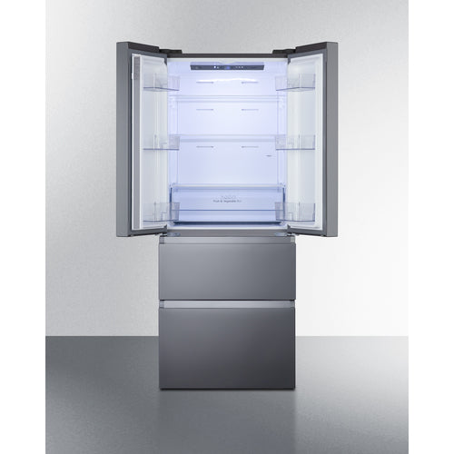 Summit 27.5" Wide French Door Refrigerator-Freezer FDRD152PL