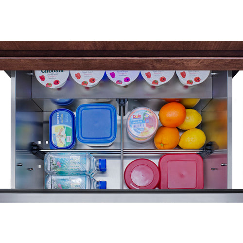 Summit 27" Wide 2-Drawer All-Refrigerator, ADA Compliant (Panels Not Included) SPR275OS2DPNRADA