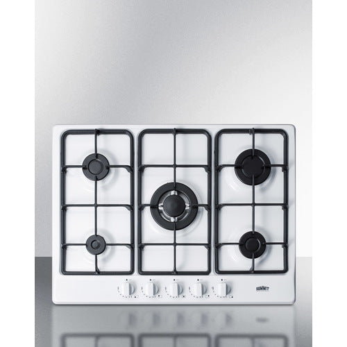 Summit 27" Wide 5-Burner Gas Cooktop GC5271W