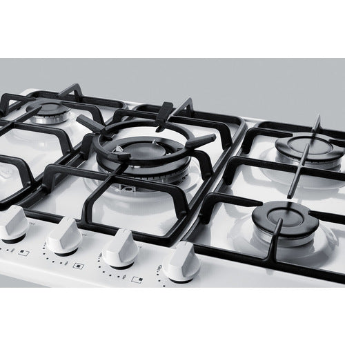 Summit 27" Wide 5-Burner Gas Cooktop GC5271W