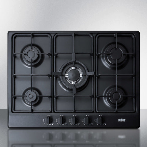 Summit 27" Wide 5-Burner Gas Cooktop GC5272B